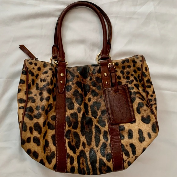 Dolce & Gabbana Coated Canvas Leopard Satchel - Picture 8 of 11